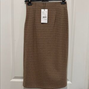 Weekend Max Mara Houndstooth Pencil Skirt